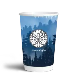 16oz Double Wall Karton Bardak Resmi